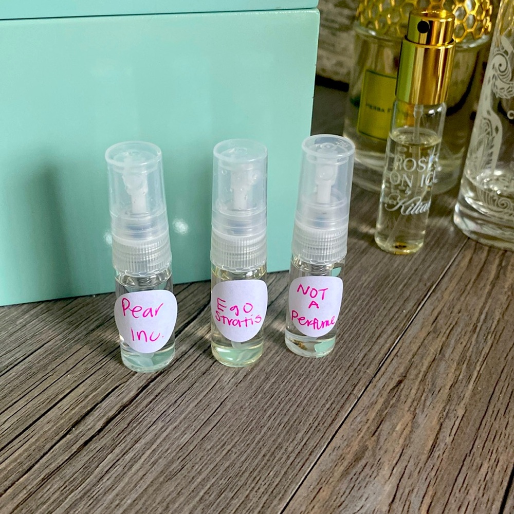 3 Juliette Has A Gun 3ml samples (Not A Perfume), Ego Stratis, Pear Inc.
